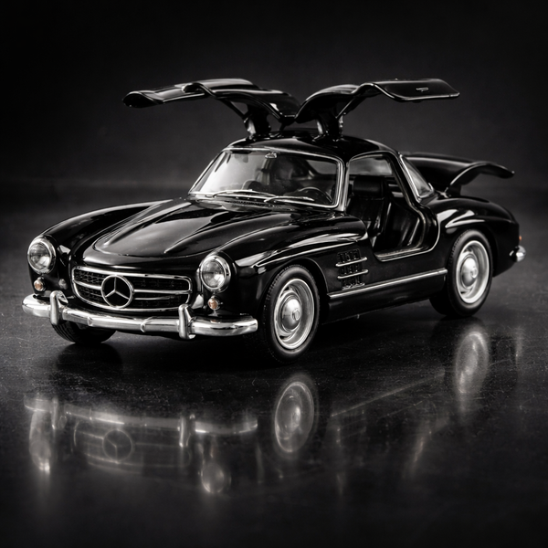 Miniatura de Carro Esportivo em Metal com Sistema Pullback