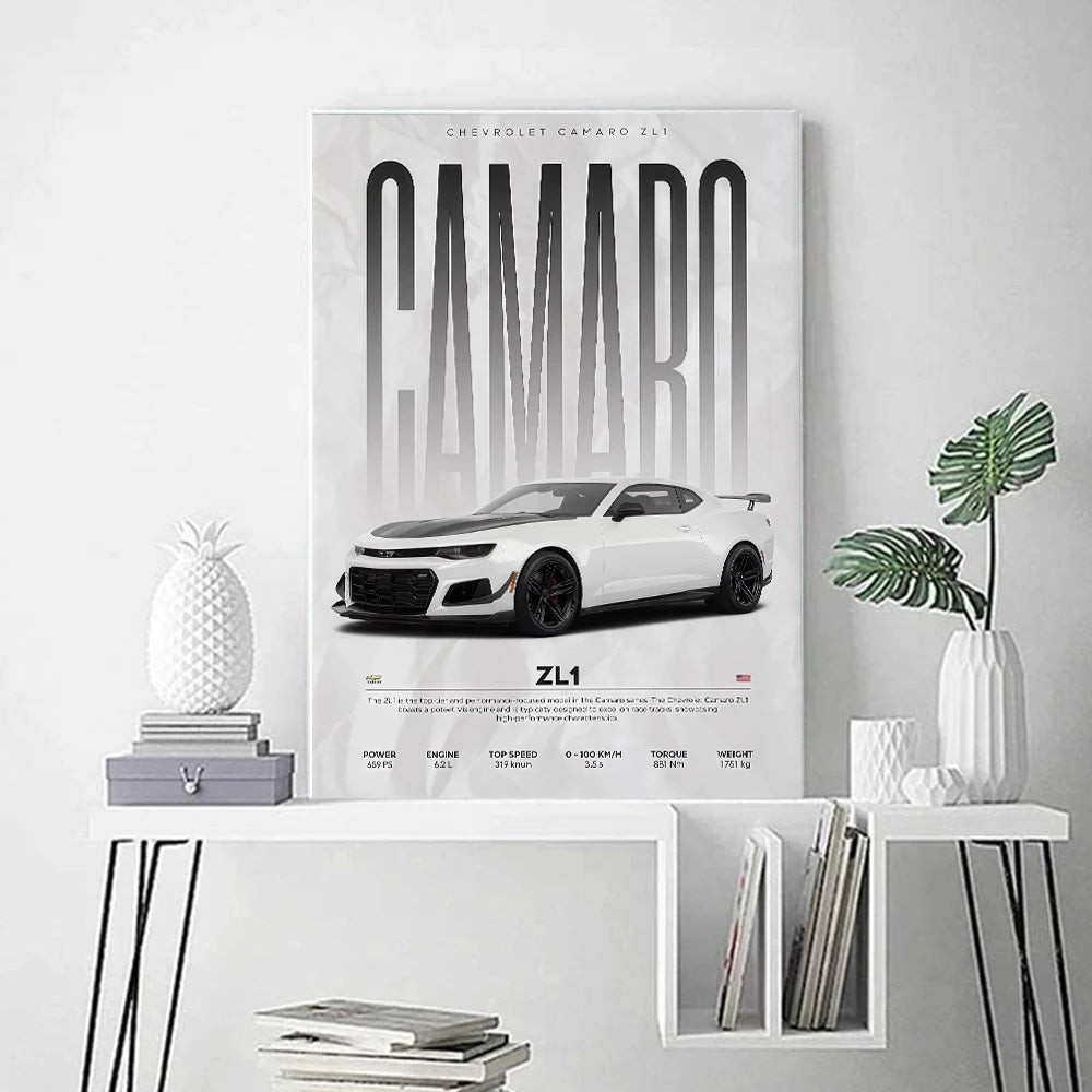 Poster Supercarros Modernos – Arte Automotiva