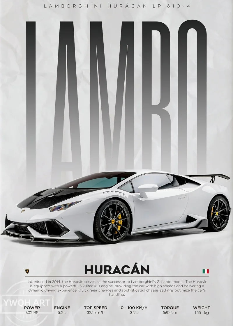 Poster Carros Icônicos – Arte Automotiva