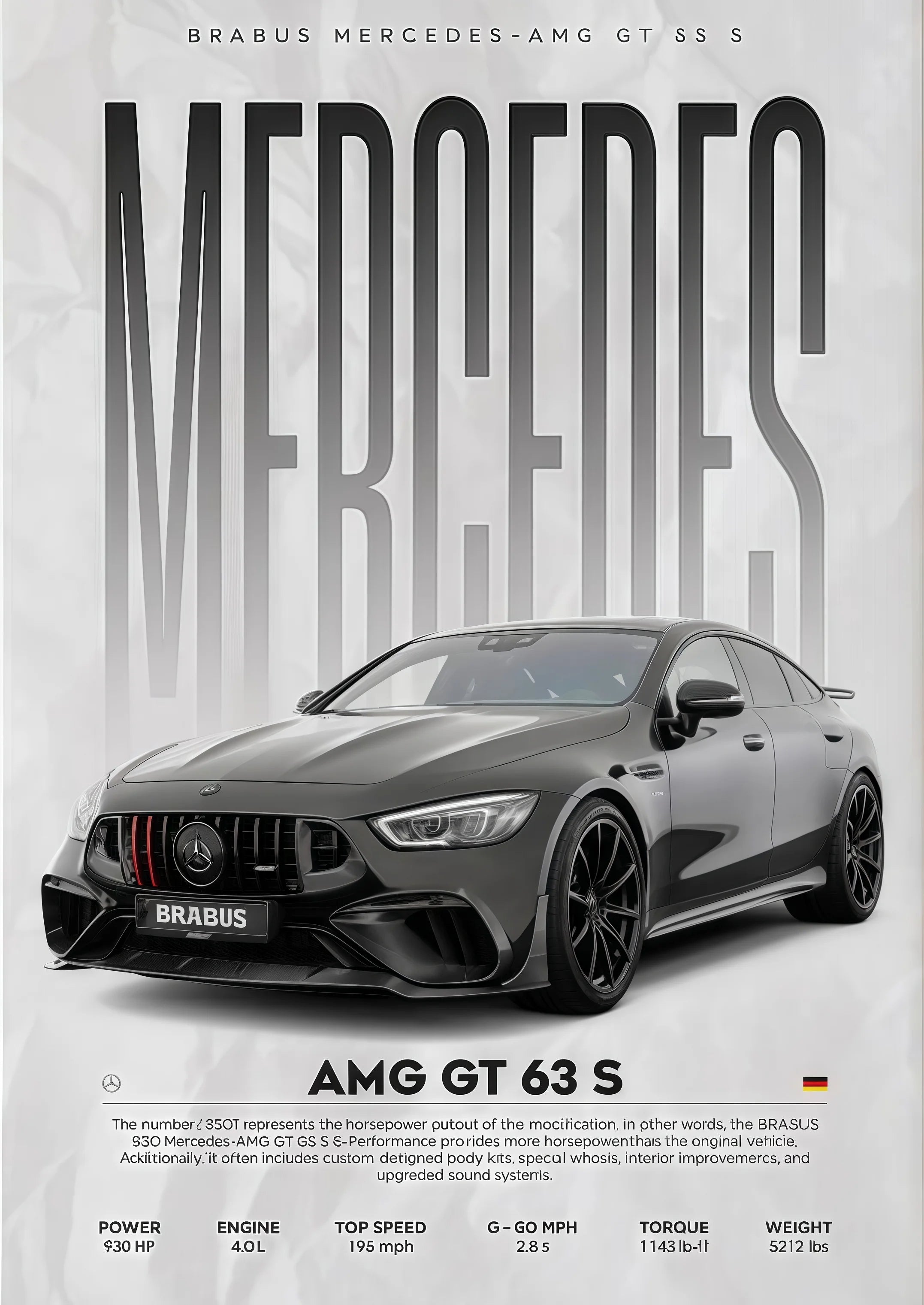 Poster Supercarros Modernos – Arte Automotiva