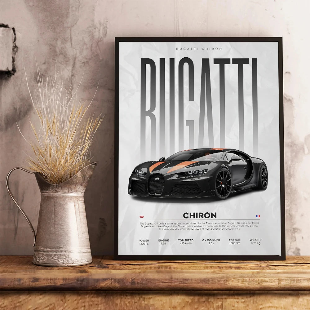 Poster Carros Icônicos – Arte Automotiva
