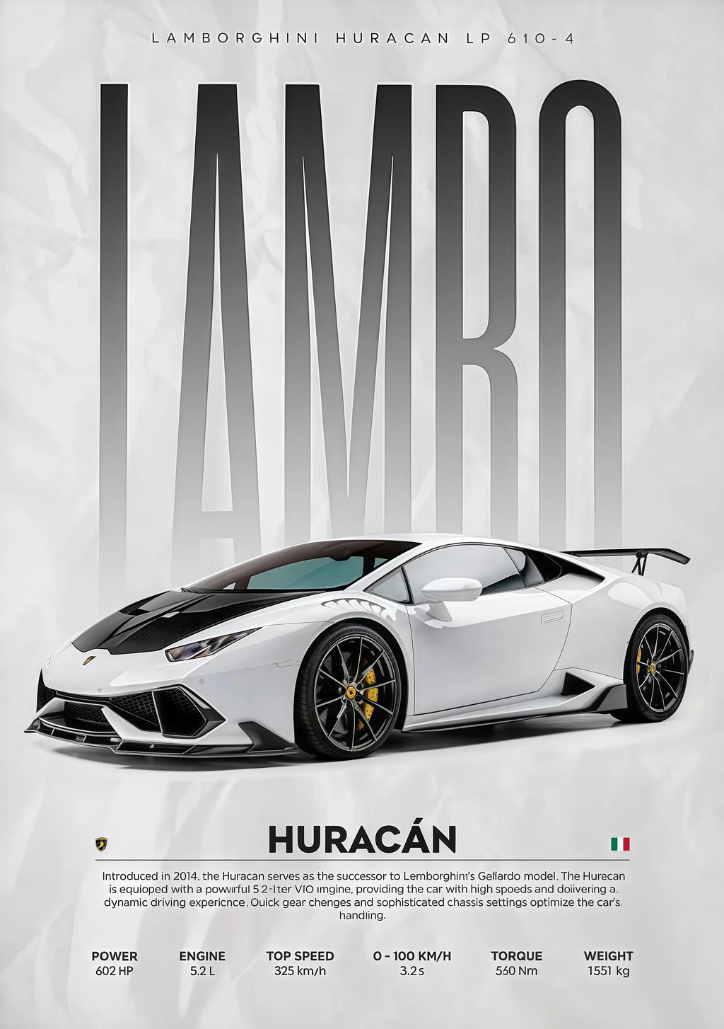 Poster Supercarros Modernos – Arte Automotiva