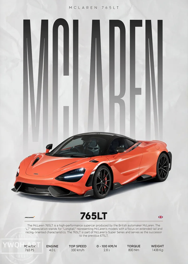 Poster Carros Icônicos – Arte Automotiva