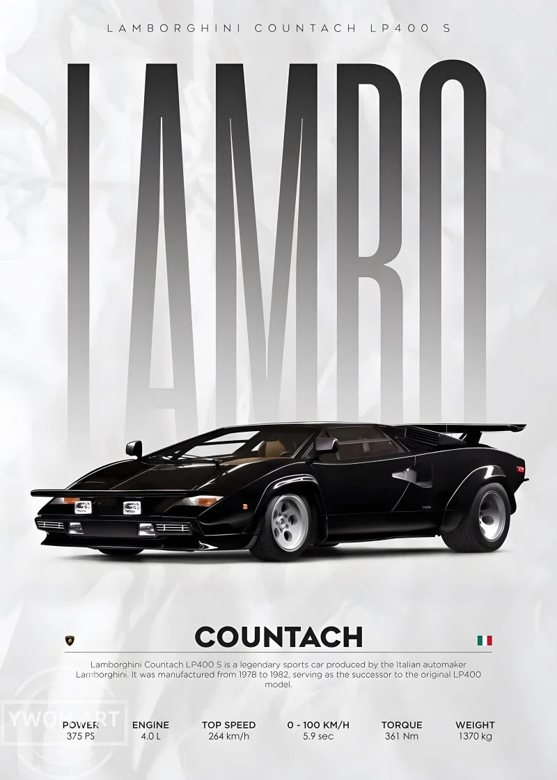 Poster Carros Icônicos – Arte Automotiva