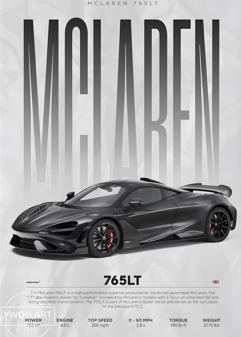 Poster Carros Icônicos – Arte Automotiva