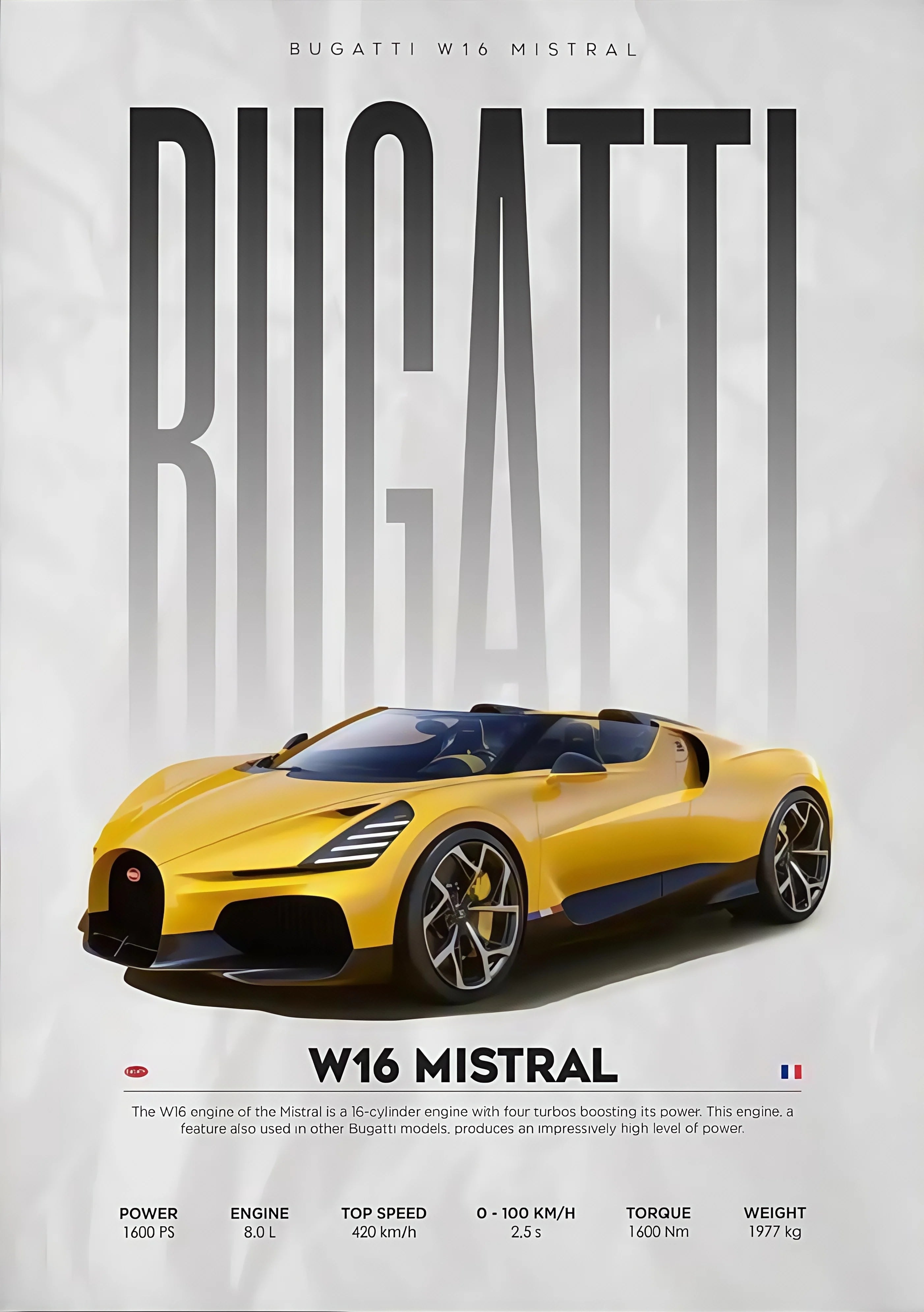 Poster Supercarros Modernos – Arte Automotiva