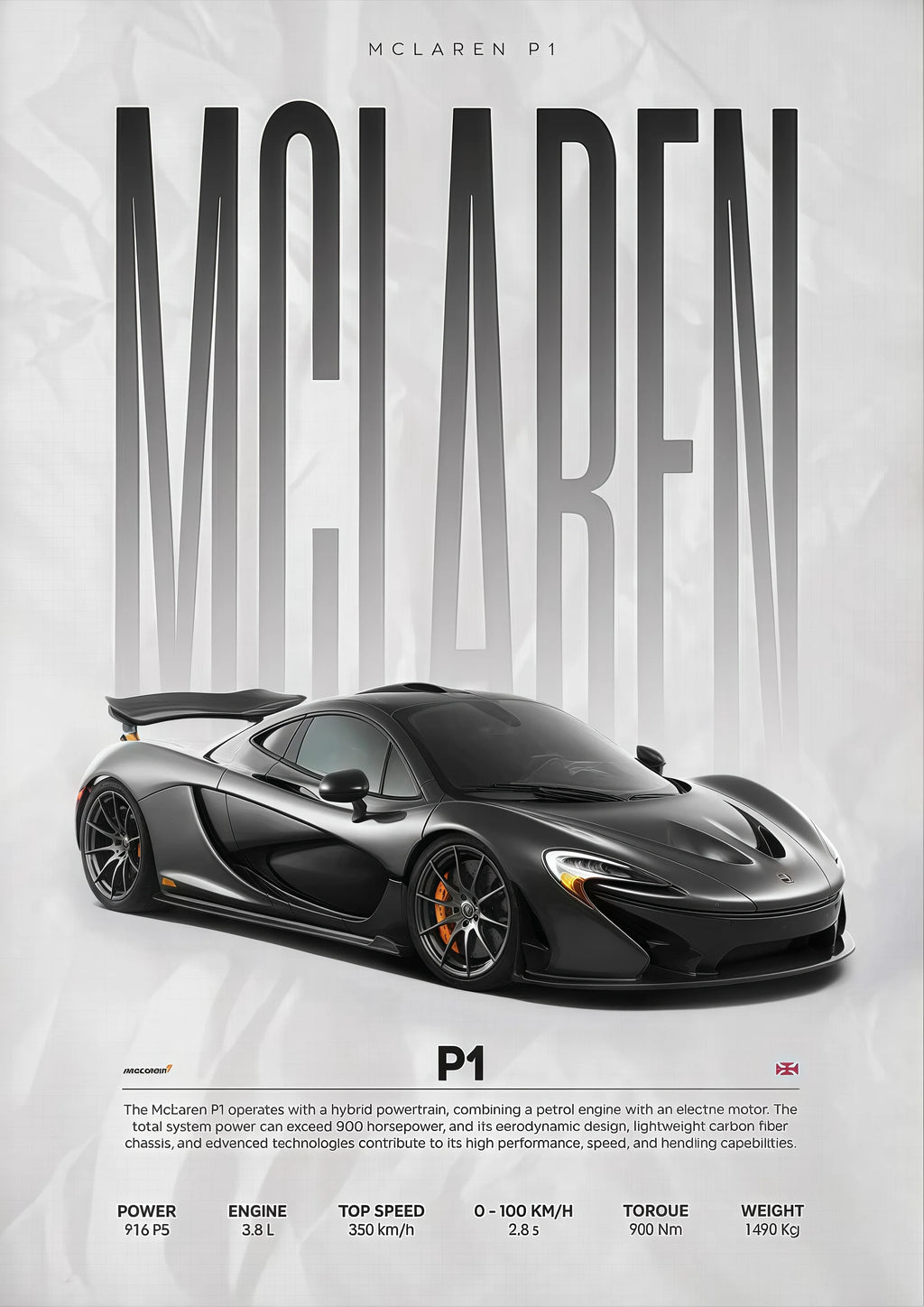 Poster Supercarros Modernos – Arte Automotiva