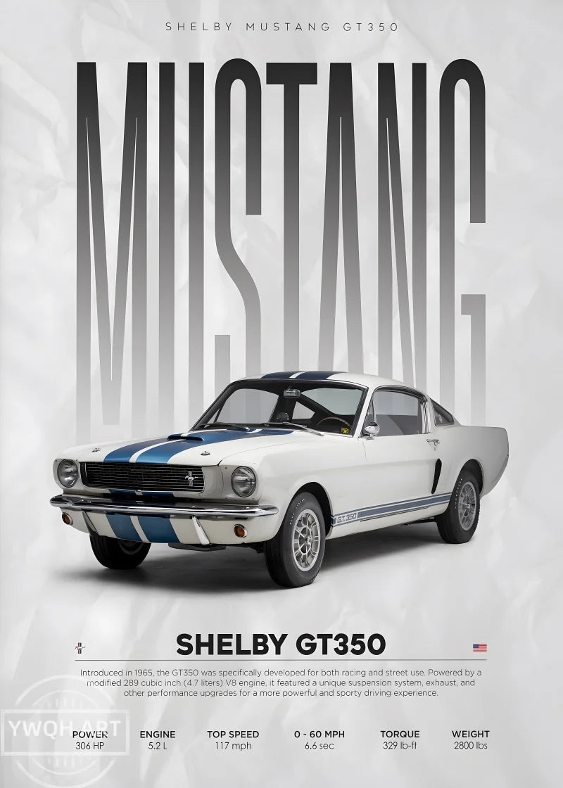 Poster Carros Icônicos – Arte Automotiva