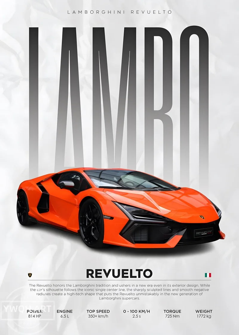 Poster Carros Icônicos – Arte Automotiva