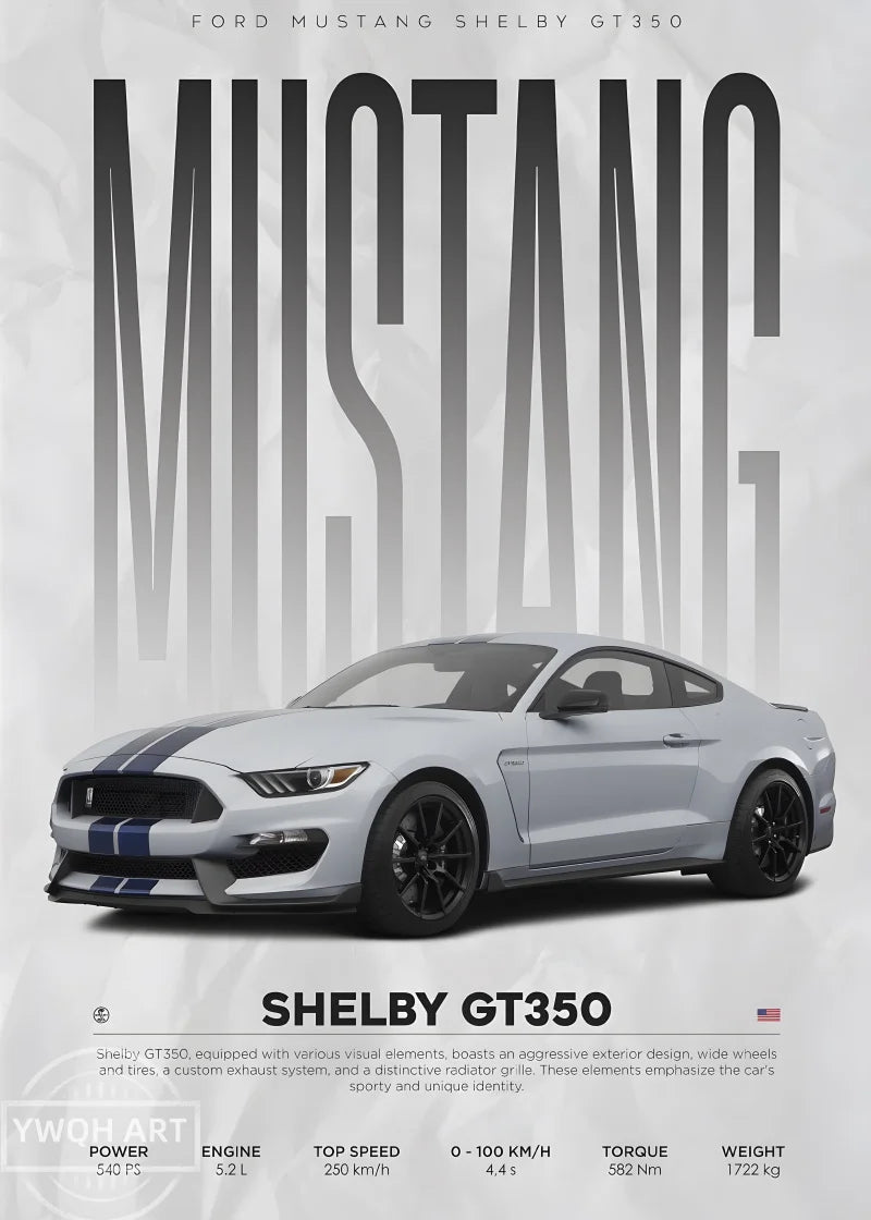 Poster Carros Icônicos – Arte Automotiva