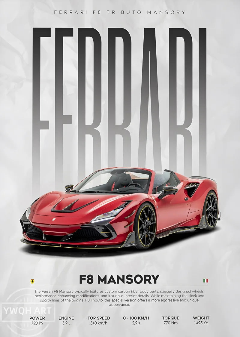 Poster Carros Icônicos – Arte Automotiva