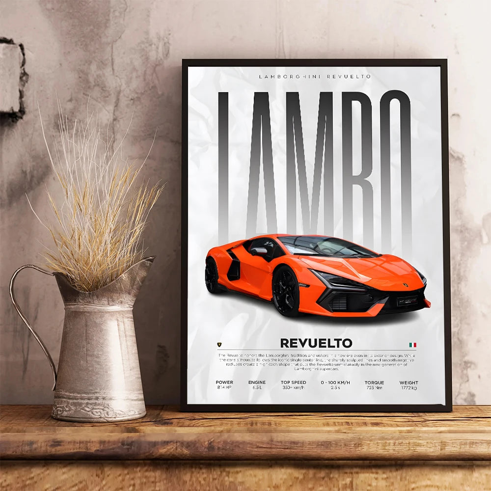 Poster Carros Icônicos – Arte Automotiva