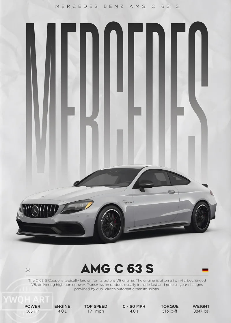Poster Carros Icônicos – Arte Automotiva