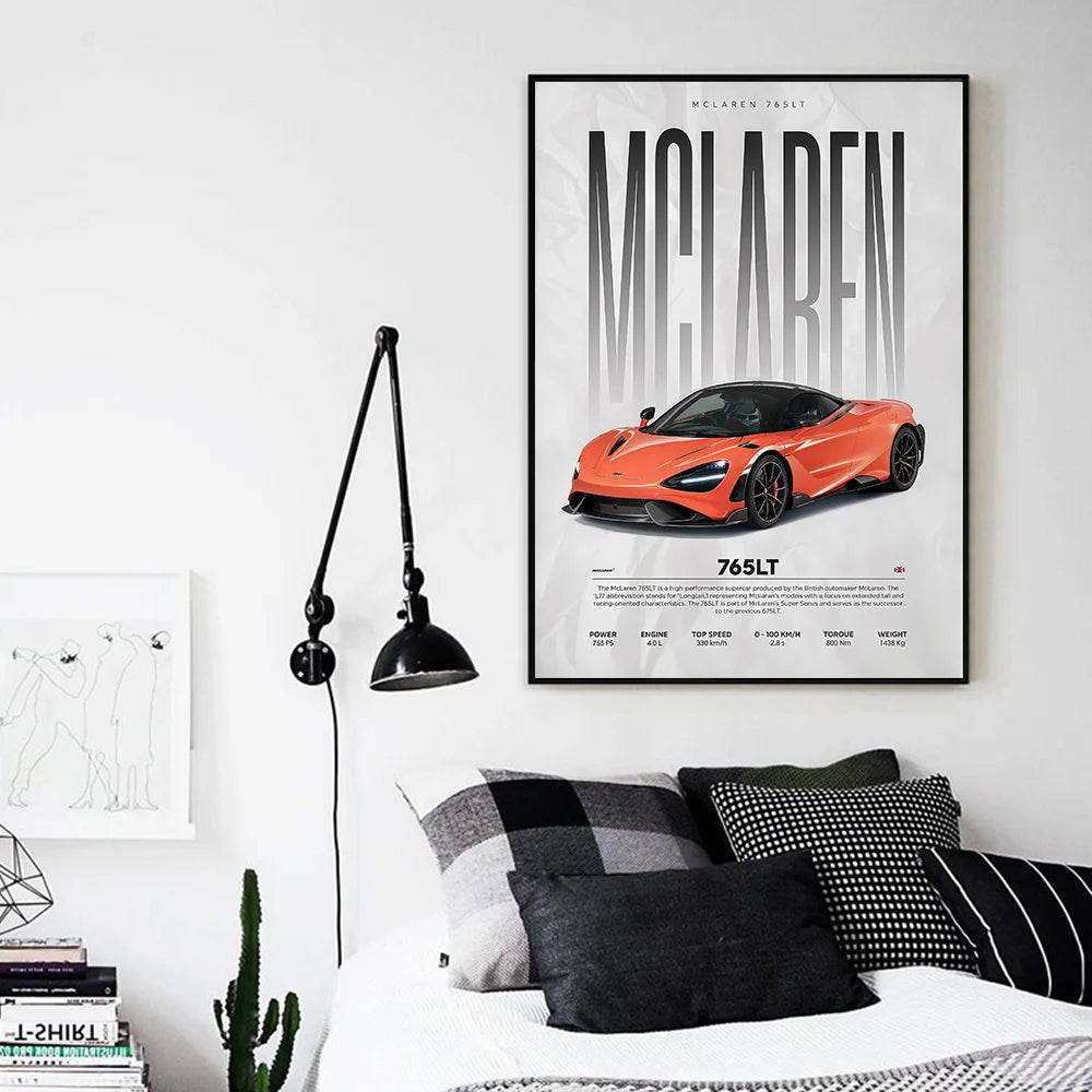 Poster Supercarros Modernos – Arte Automotiva