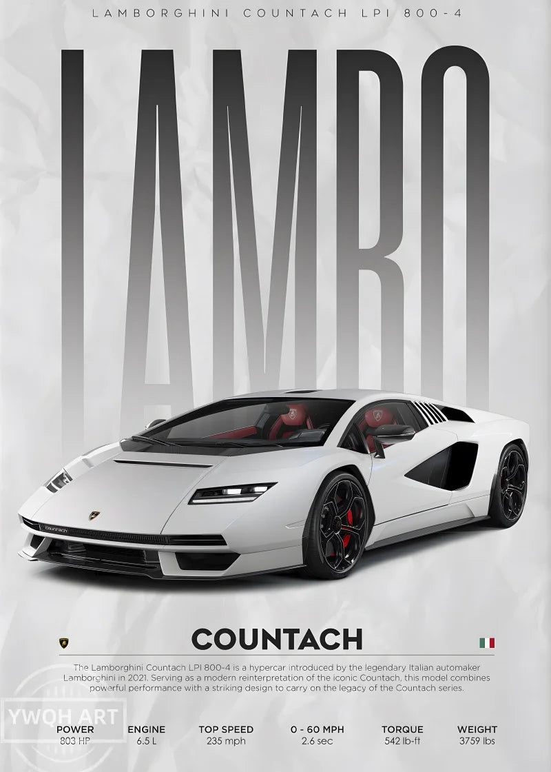 Poster Carros Icônicos – Arte Automotiva