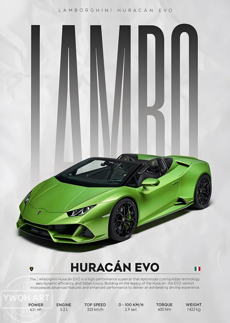 Poster Carros Icônicos – Arte Automotiva