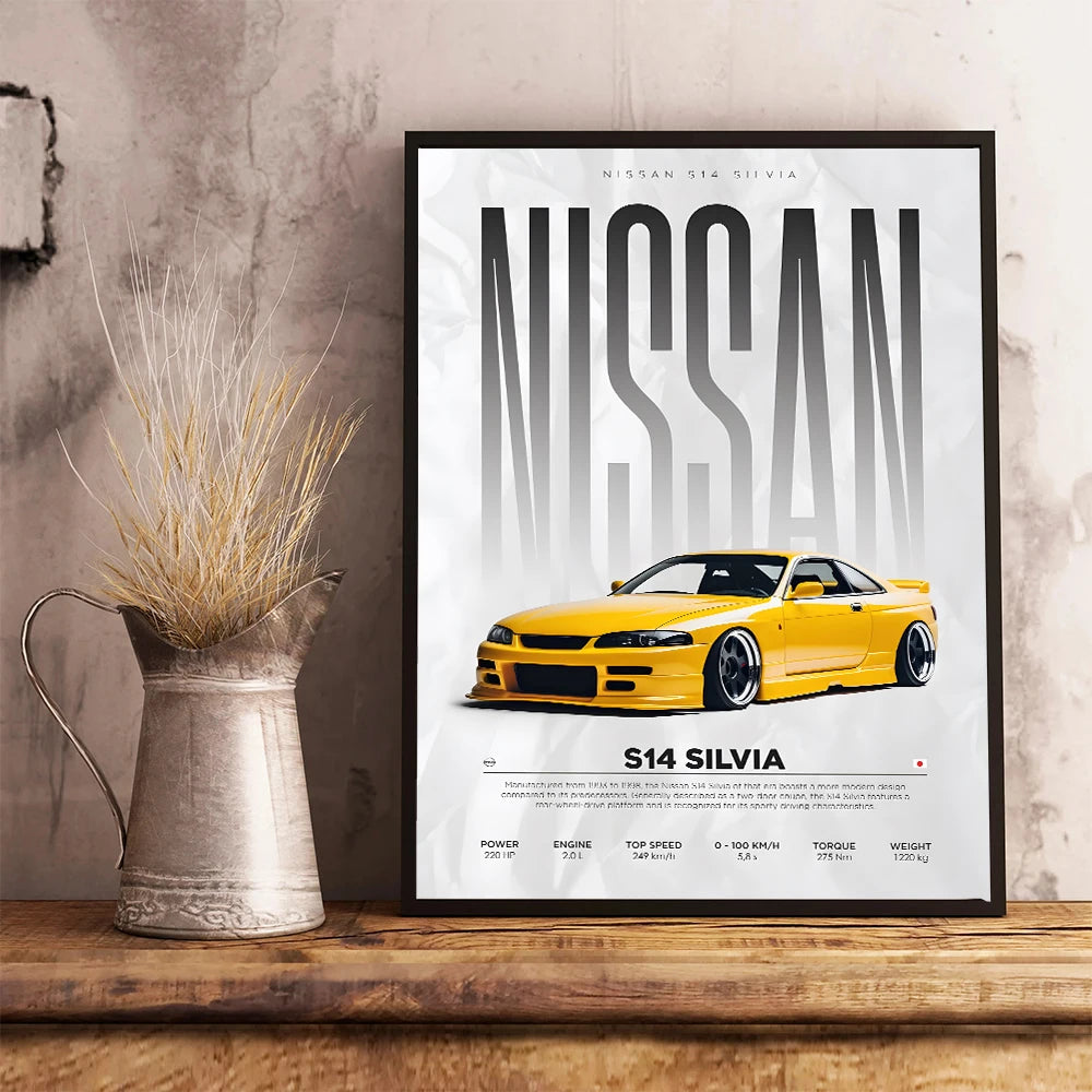 Poster Carros Icônicos – Arte Automotiva