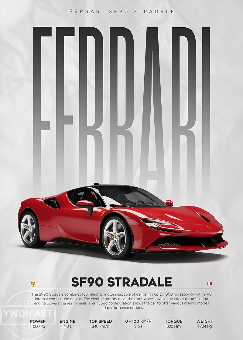 Poster Carros Icônicos – Arte Automotiva