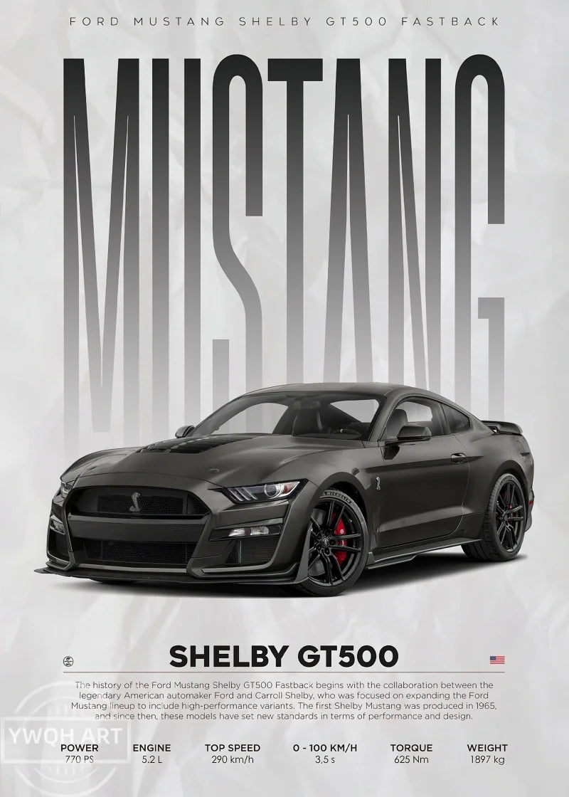 Poster Carros Icônicos – Arte Automotiva